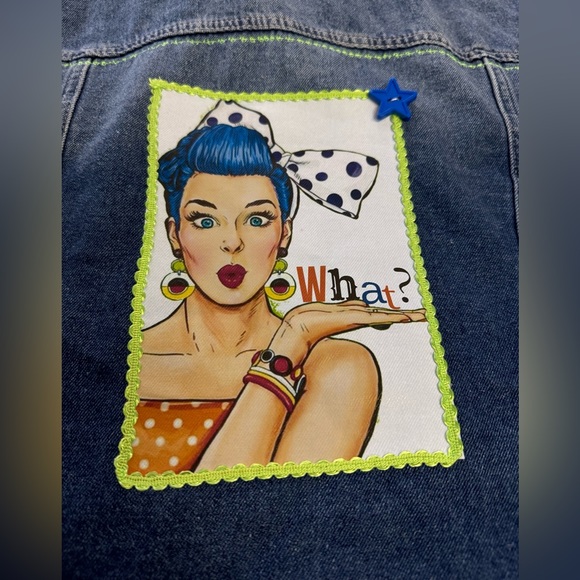 YMI Jean Jacket Size Large - Picture 4 of 7